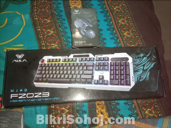 AULA F2023 Gaming Mouse Keyboard Comdo সেট বিক্রি হবে